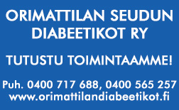 Orimattilan seudun diabeetikot ry logo
